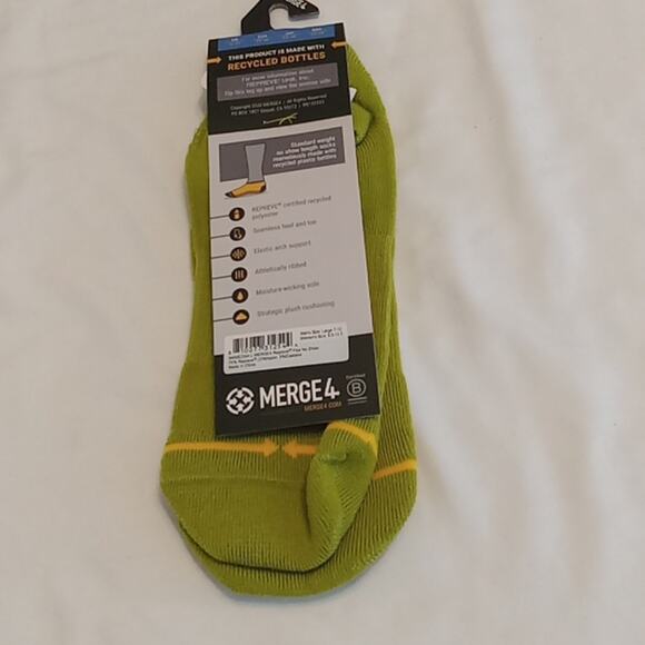 NWT Merge 4 Reprve size large lite Olive socks. - Picture 2 of 4